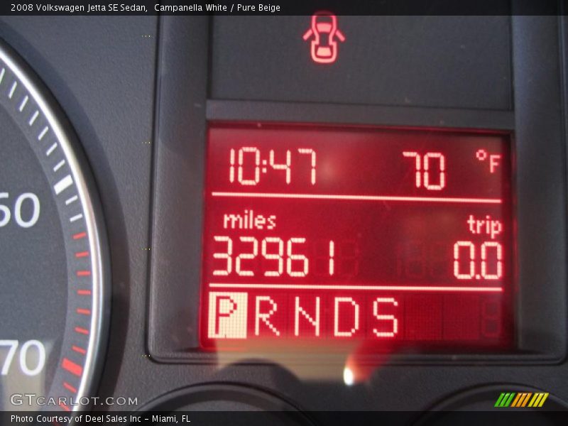 Campanella White / Pure Beige 2008 Volkswagen Jetta SE Sedan
