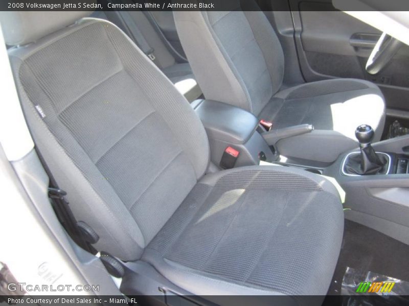 Campanella White / Anthracite Black 2008 Volkswagen Jetta S Sedan