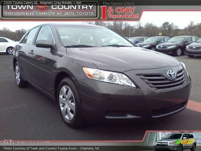 Magnetic Gray Metallic / Ash 2009 Toyota Camry LE