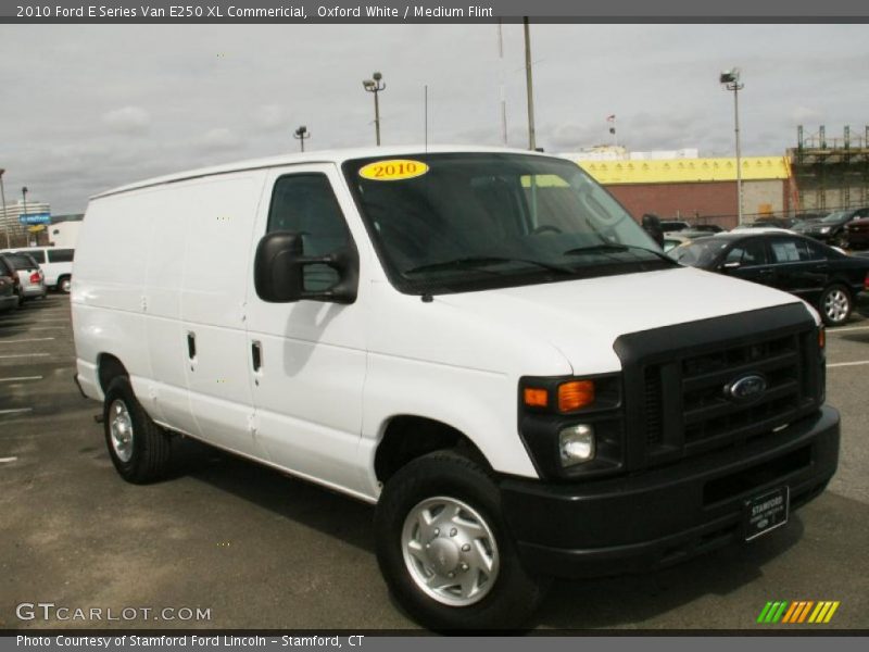 Oxford White / Medium Flint 2010 Ford E Series Van E250 XL Commericial