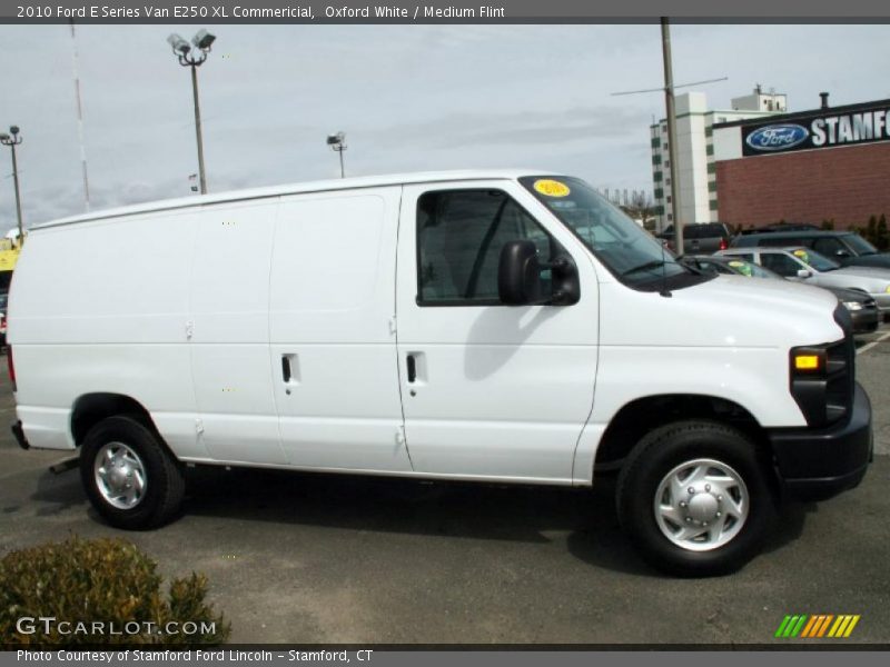 Oxford White / Medium Flint 2010 Ford E Series Van E250 XL Commericial