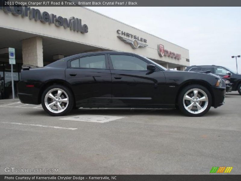 Brilliant Black Crystal Pearl / Black 2011 Dodge Charger R/T Road & Track