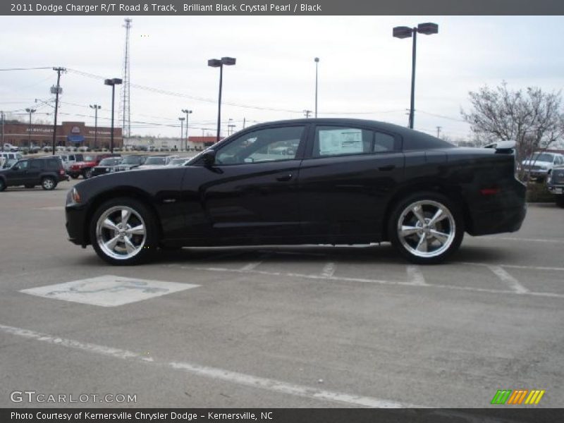 Brilliant Black Crystal Pearl / Black 2011 Dodge Charger R/T Road & Track