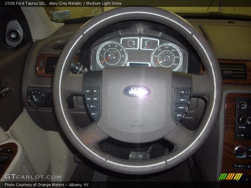 Alloy Grey Metallic / Medium Light Stone 2008 Ford Taurus SEL