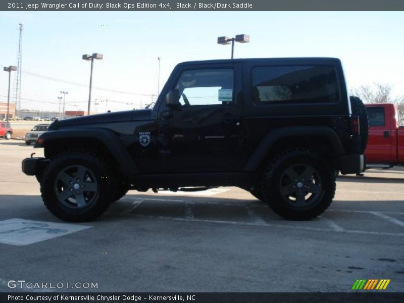 Black / Black/Dark Saddle 2011 Jeep Wrangler Call of Duty: Black Ops Edition 4x4