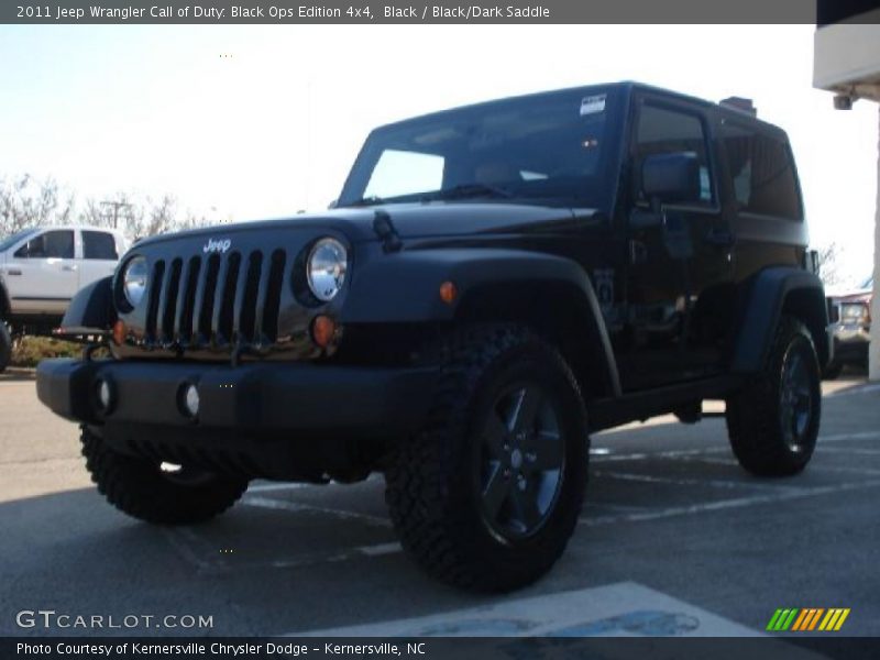 Black / Black/Dark Saddle 2011 Jeep Wrangler Call of Duty: Black Ops Edition 4x4