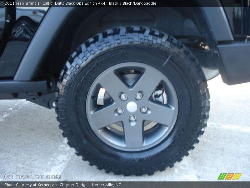 Black / Black/Dark Saddle 2011 Jeep Wrangler Call of Duty: Black Ops Edition 4x4