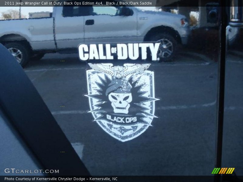 Black / Black/Dark Saddle 2011 Jeep Wrangler Call of Duty: Black Ops Edition 4x4