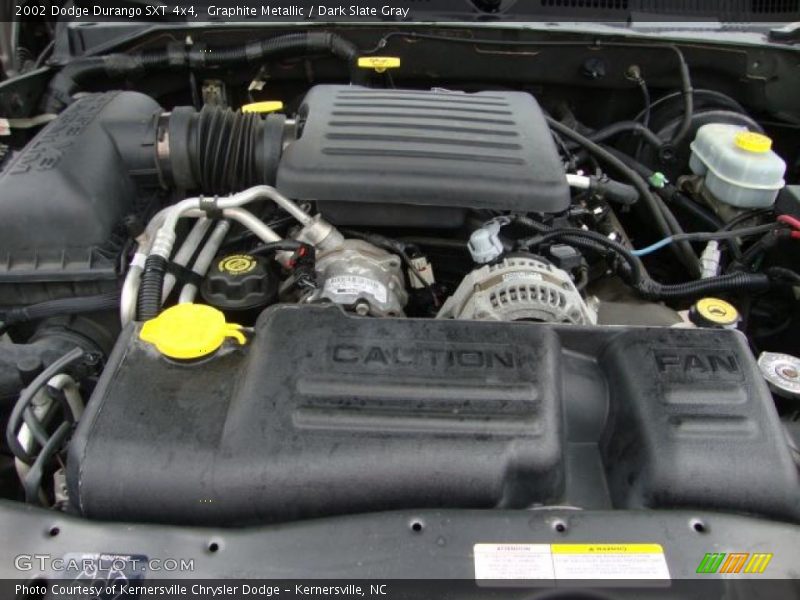  2002 Durango SXT 4x4 Engine - 4.7 Liter SOHC 16-Valve V8