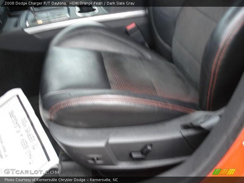HEMI Orange Pearl / Dark Slate Gray 2008 Dodge Charger R/T Daytona