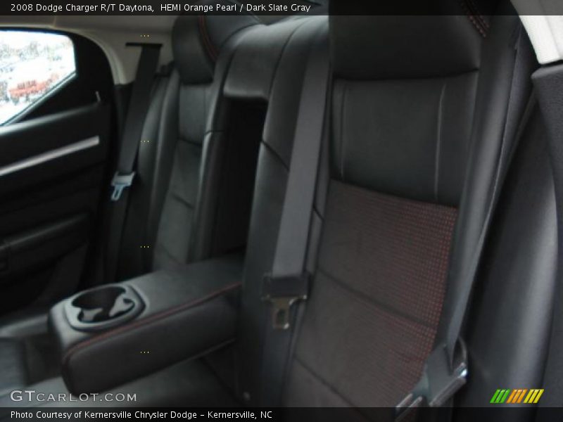 HEMI Orange Pearl / Dark Slate Gray 2008 Dodge Charger R/T Daytona