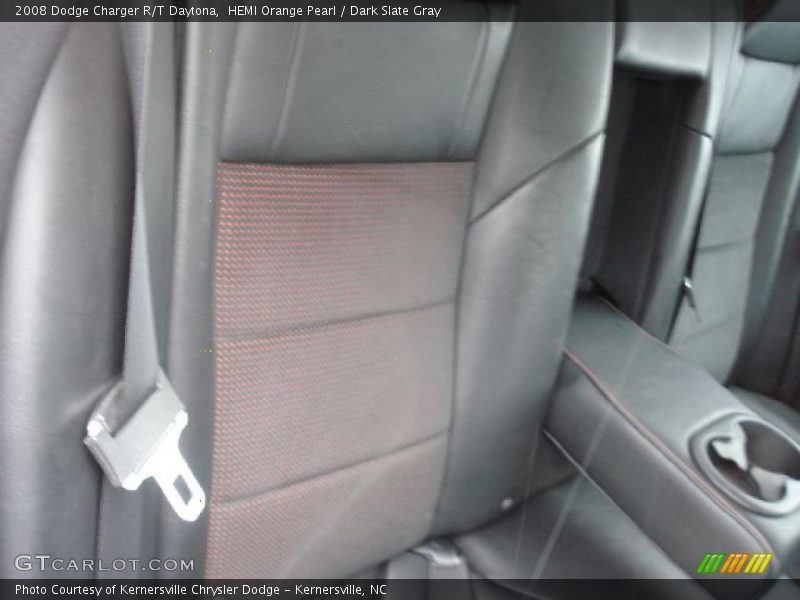 HEMI Orange Pearl / Dark Slate Gray 2008 Dodge Charger R/T Daytona