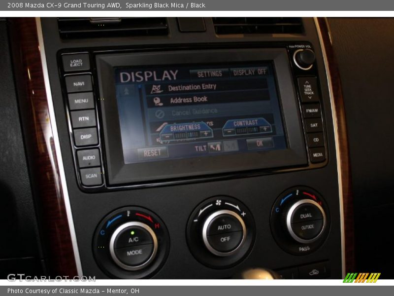 Sparkling Black Mica / Black 2008 Mazda CX-9 Grand Touring AWD