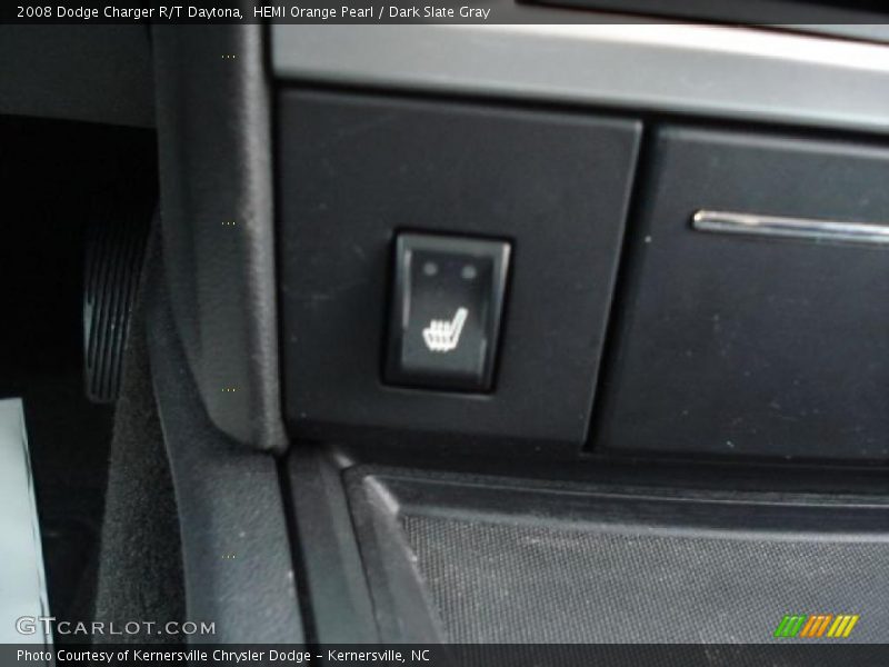 HEMI Orange Pearl / Dark Slate Gray 2008 Dodge Charger R/T Daytona
