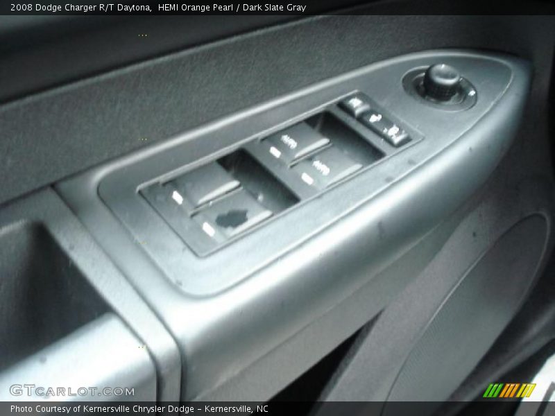 HEMI Orange Pearl / Dark Slate Gray 2008 Dodge Charger R/T Daytona