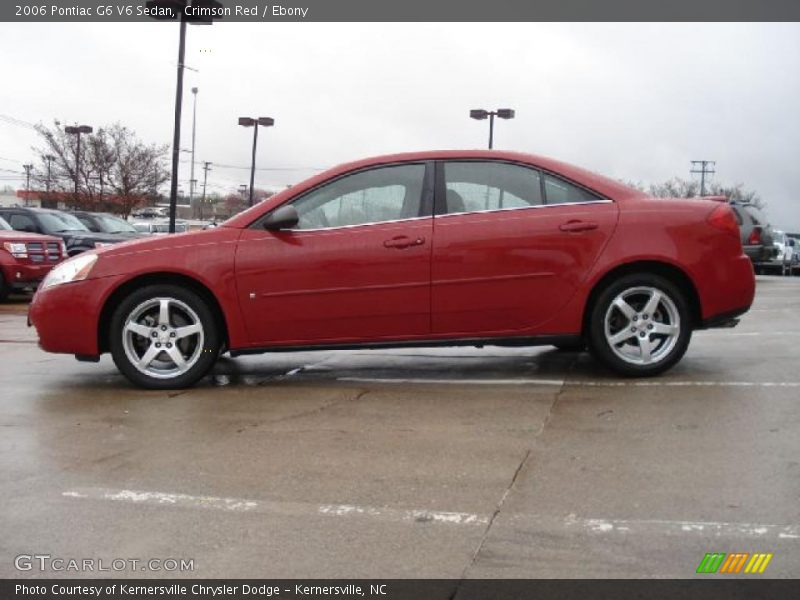  2006 G6 V6 Sedan Crimson Red