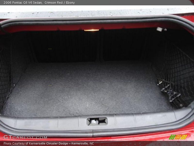 Crimson Red / Ebony 2006 Pontiac G6 V6 Sedan