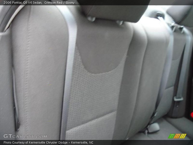 Crimson Red / Ebony 2006 Pontiac G6 V6 Sedan