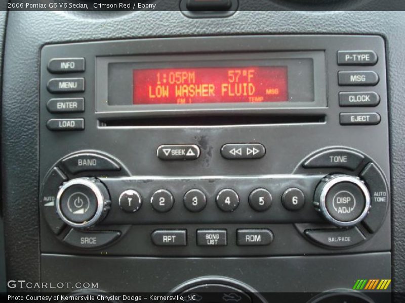 Controls of 2006 G6 V6 Sedan
