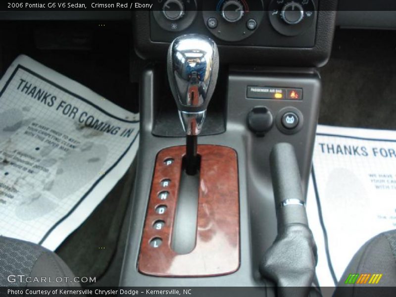  2006 G6 V6 Sedan 4 Speed Automatic Shifter
