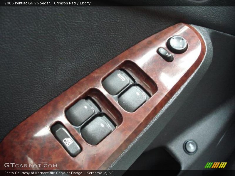 Crimson Red / Ebony 2006 Pontiac G6 V6 Sedan