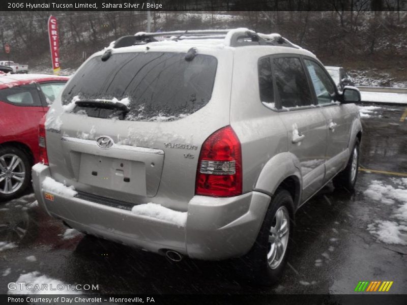 Sahara Silver / Beige 2006 Hyundai Tucson Limited