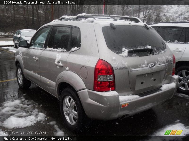 Sahara Silver / Beige 2006 Hyundai Tucson Limited