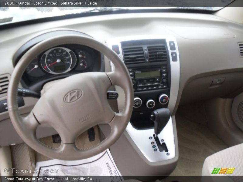 Sahara Silver / Beige 2006 Hyundai Tucson Limited