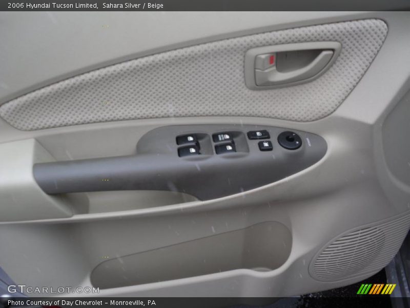 Sahara Silver / Beige 2006 Hyundai Tucson Limited