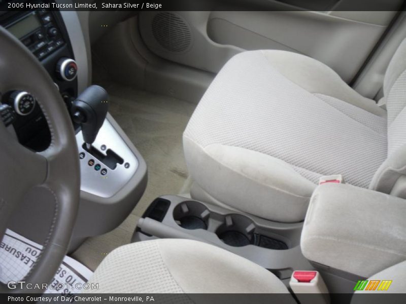 Sahara Silver / Beige 2006 Hyundai Tucson Limited