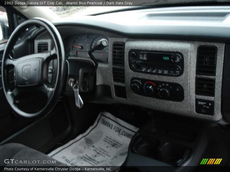 Atlantic Blue Pearlcoat / Dark Slate Gray 2003 Dodge Dakota SXT Club Cab