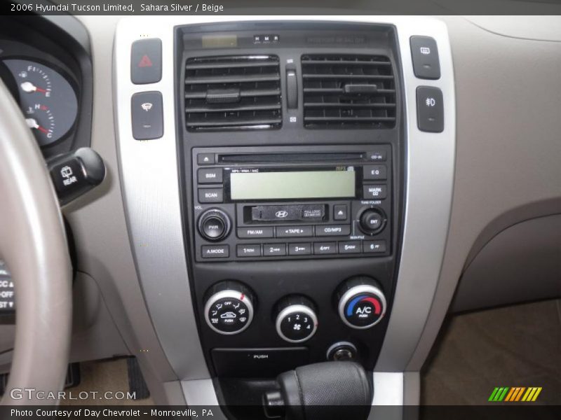Sahara Silver / Beige 2006 Hyundai Tucson Limited
