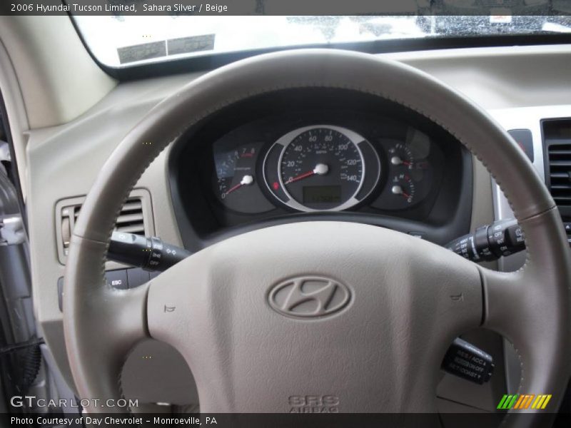 Sahara Silver / Beige 2006 Hyundai Tucson Limited