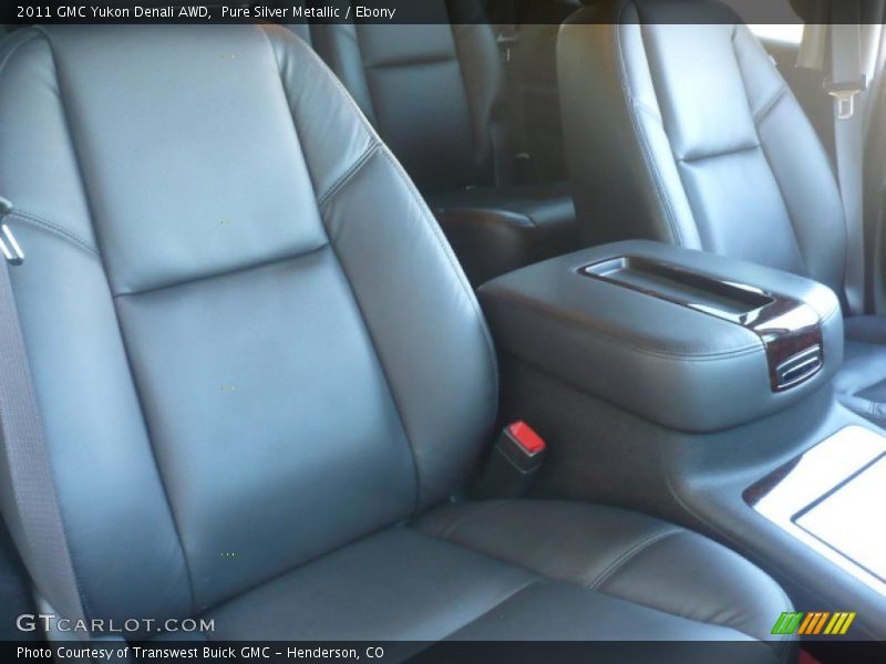 Pure Silver Metallic / Ebony 2011 GMC Yukon Denali AWD