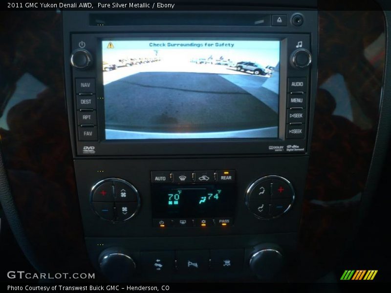 Pure Silver Metallic / Ebony 2011 GMC Yukon Denali AWD