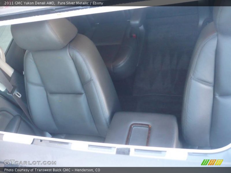Pure Silver Metallic / Ebony 2011 GMC Yukon Denali AWD
