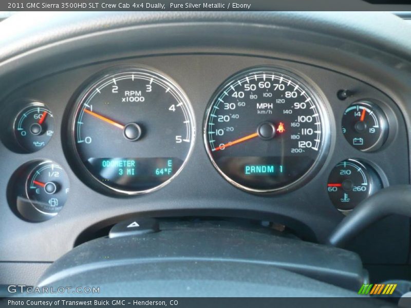  2011 Sierra 3500HD SLT Crew Cab 4x4 Dually SLT Crew Cab 4x4 Dually Gauges