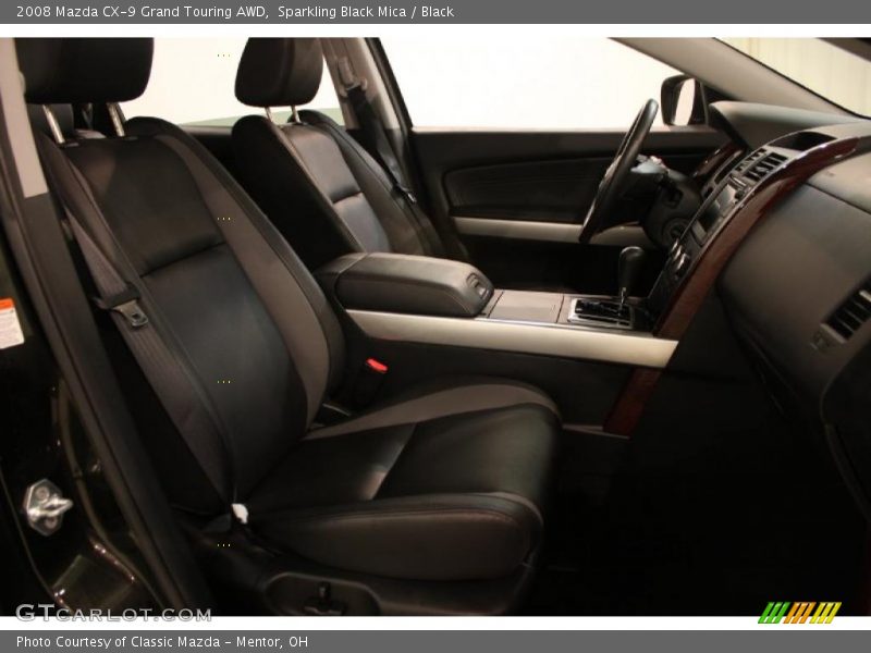 Sparkling Black Mica / Black 2008 Mazda CX-9 Grand Touring AWD