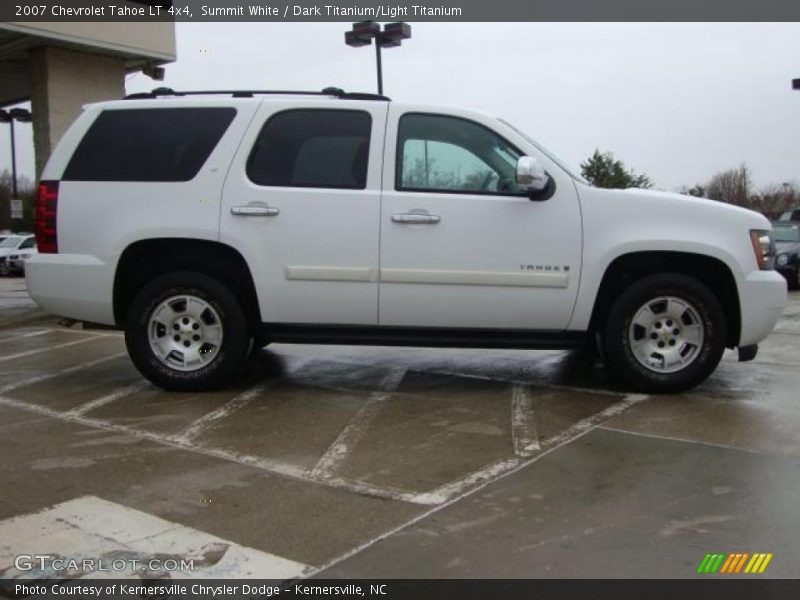 Summit White / Dark Titanium/Light Titanium 2007 Chevrolet Tahoe LT 4x4