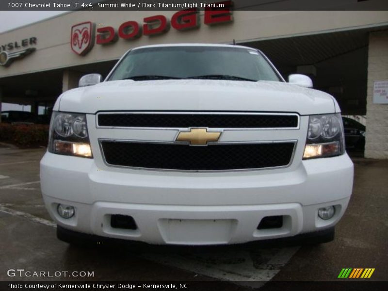 Summit White / Dark Titanium/Light Titanium 2007 Chevrolet Tahoe LT 4x4