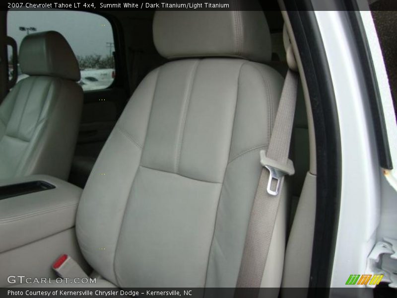 Summit White / Dark Titanium/Light Titanium 2007 Chevrolet Tahoe LT 4x4