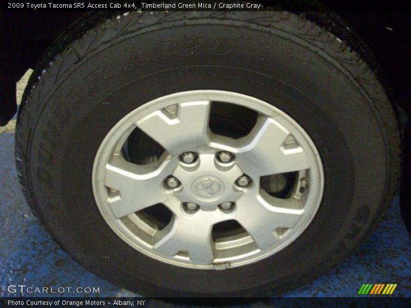 Timberland Green Mica / Graphite Gray 2009 Toyota Tacoma SR5 Access Cab 4x4