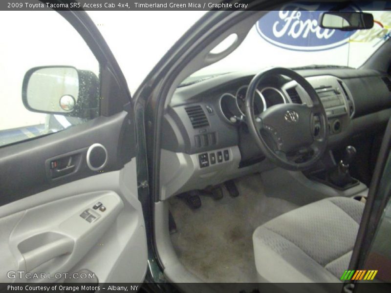 Timberland Green Mica / Graphite Gray 2009 Toyota Tacoma SR5 Access Cab 4x4