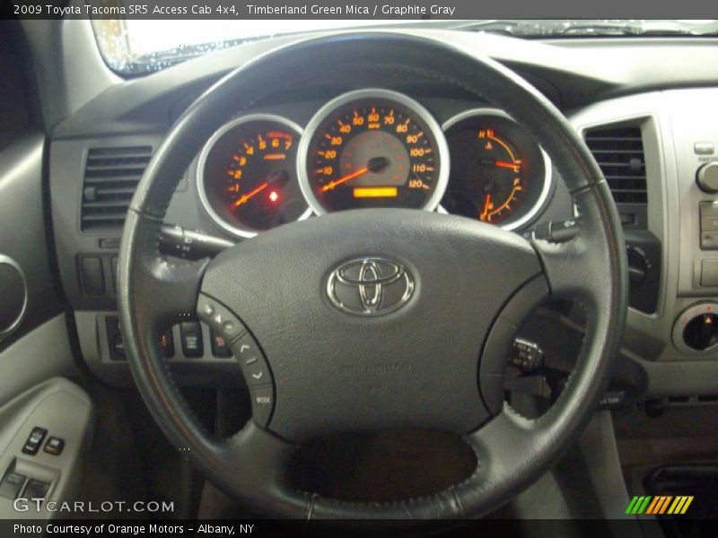 Timberland Green Mica / Graphite Gray 2009 Toyota Tacoma SR5 Access Cab 4x4