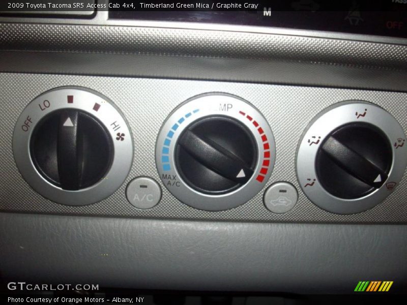 Timberland Green Mica / Graphite Gray 2009 Toyota Tacoma SR5 Access Cab 4x4