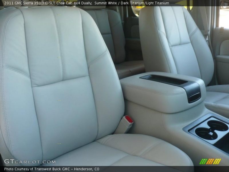  2011 Sierra 3500HD SLT Crew Cab 4x4 Dually Dark Titanium/Light Titanium Interior