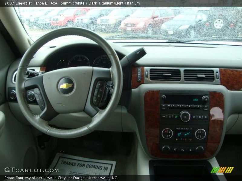Summit White / Dark Titanium/Light Titanium 2007 Chevrolet Tahoe LT 4x4