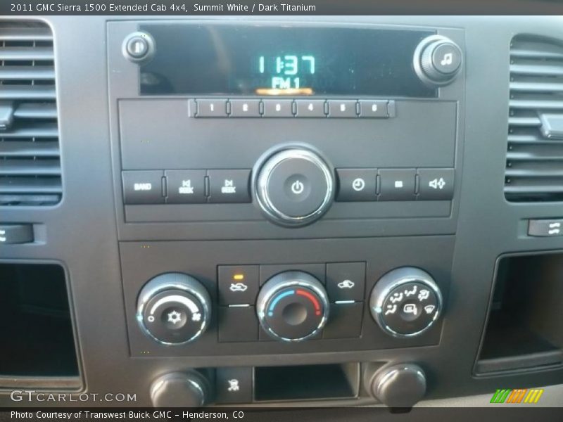 Summit White / Dark Titanium 2011 GMC Sierra 1500 Extended Cab 4x4