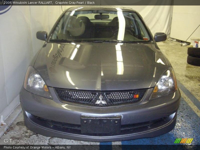 Graphite Gray Pearl / Black 2006 Mitsubishi Lancer RALLIART