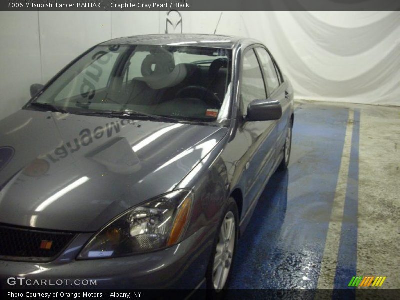 Graphite Gray Pearl / Black 2006 Mitsubishi Lancer RALLIART
